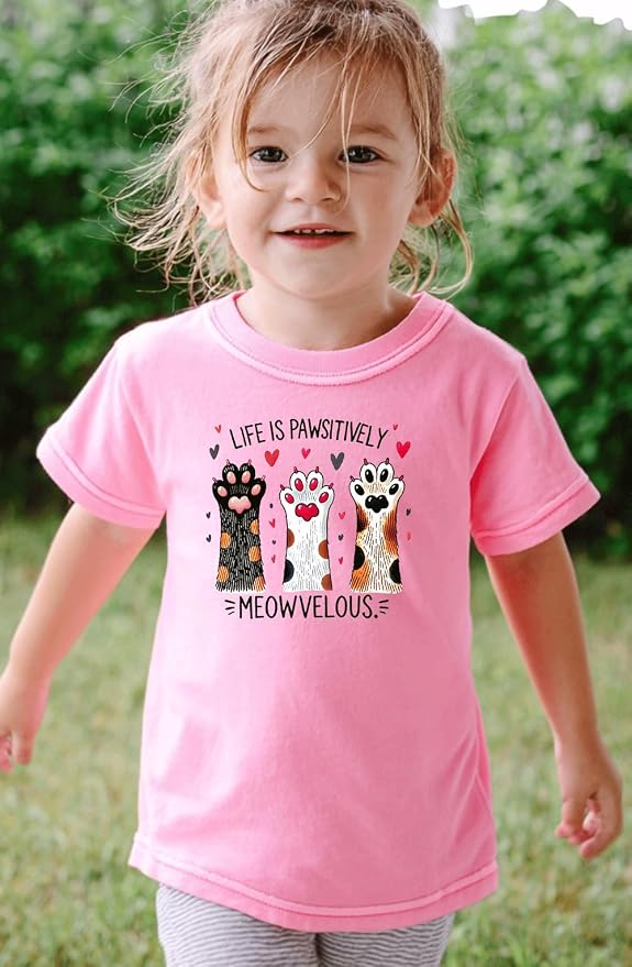 Kids Toddler Little Boys Girls T-Shirt Short Sleeve Funny Animals Graphic - Image 3