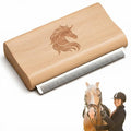 Deshedding Grooming Tool for Horses, Cats & Dogs Ergonomic Design Wooden Groom by Unknown