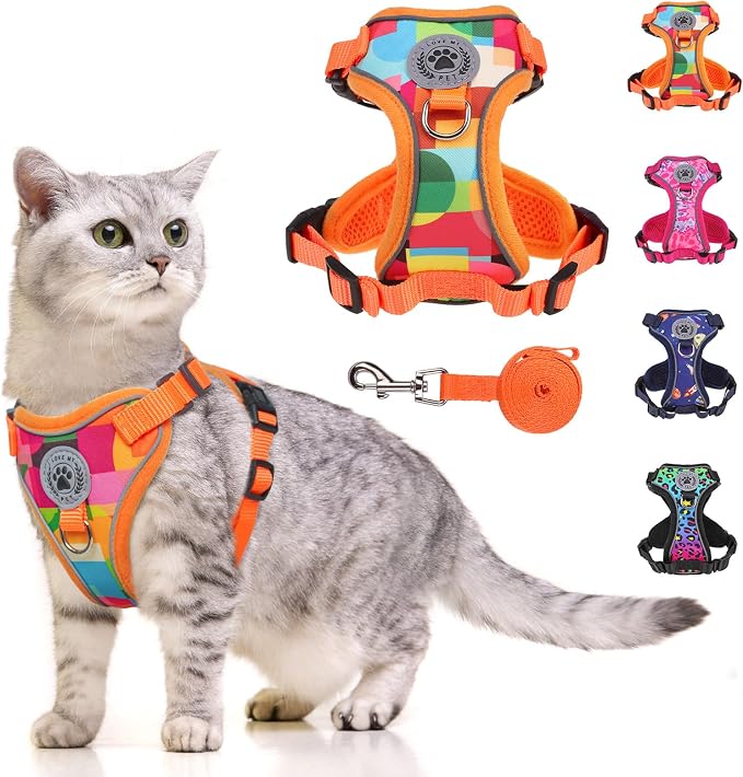 BEAUTYZOO Escape Proof Cat Harness and Leash by BEAUTYZOO