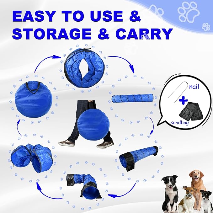 10 Foot Dog Agility Tunnel - Image 5