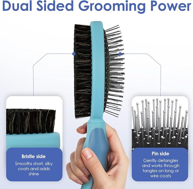 AKC - Double-Sided Grooming Brush - Image 2