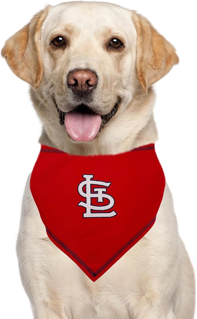 Pets First MLB ST. Louis Cardinals TIE Bandana, Large/X-Large. Dog Bandana - Image 5