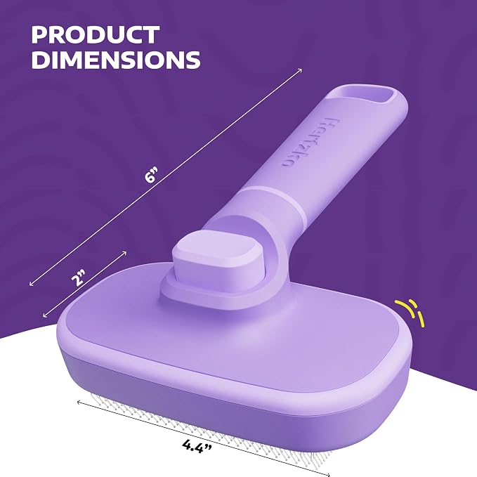 Hertzko Self Cleaning Slicker Brush - Image 3