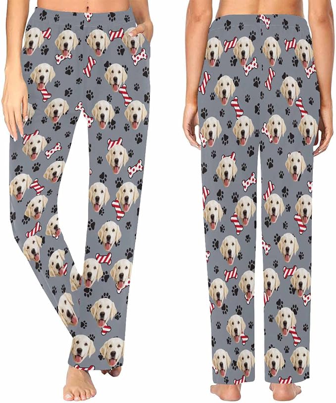 Custom Face Pajamas Pants Personalized Nightwear Bottoms - Image 2