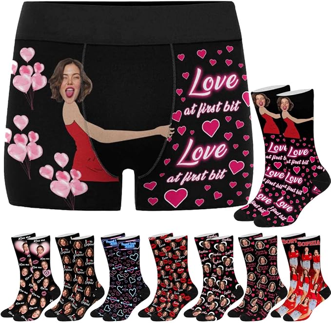 M YESCUSTOM Custom Faces Funny Short Briefs Gift by MYESCUSTOM
