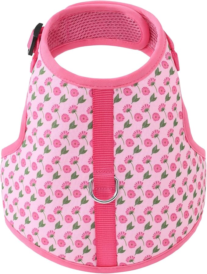 Mile High Life Dog Harness, Air Mesh Floral Vest Harness - Image 3