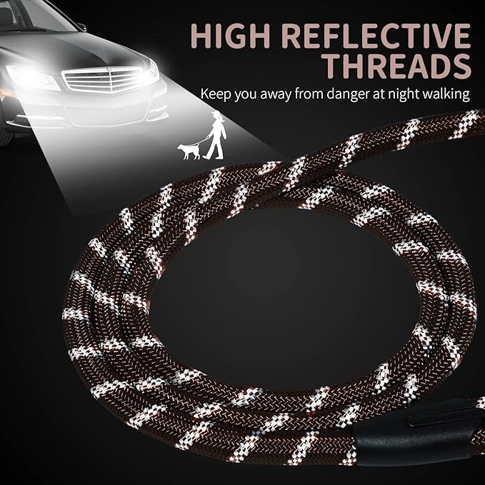 Long Dog Leash for Training 20Ft-Reflective Nylon Rope - Image 3