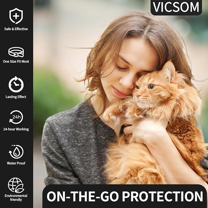 VICSOM 4 Pack Flea and Tick Collar - Image 6