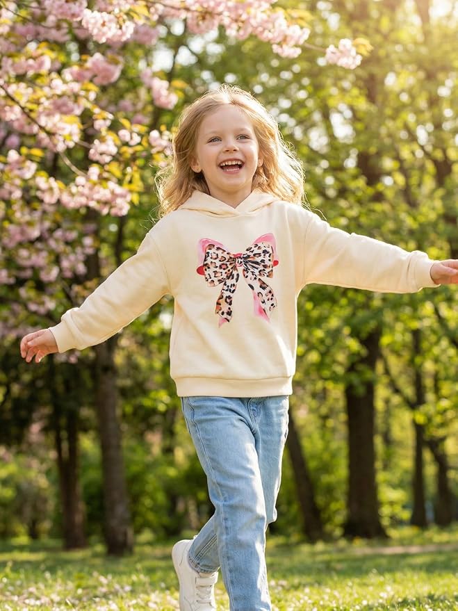 WELAKEN Sweatshirts for Girls Toddler & Kids II Little Girl's Pullover Tops - Image 2