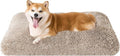 EHEYCIGA Fluffy Dog Crate Bed for Large Dogs, Plush Faux Fur Crate Pad by EHEYCIGA