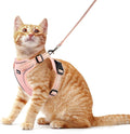 Rttochfy Cat Harness and Leash Set, Adjustable and Reflective Cat Vest by Rttochfy