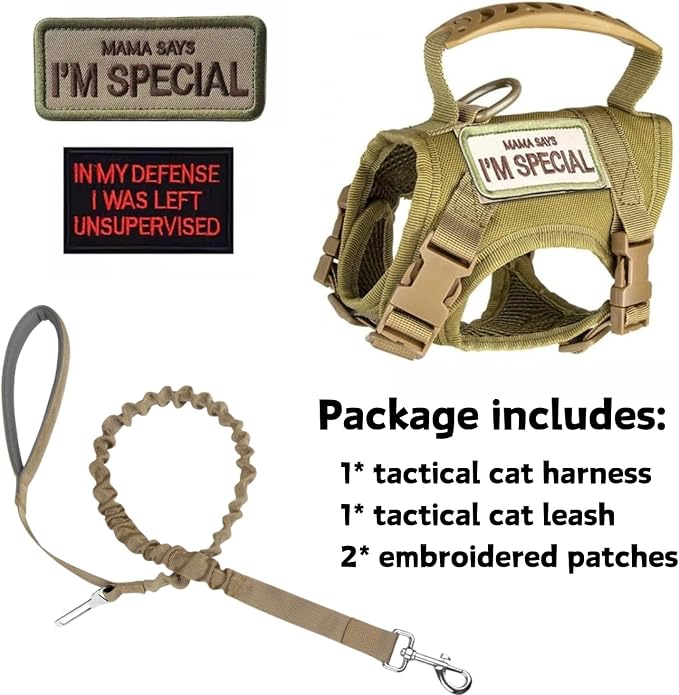 Tactical Cat Harness and Leash Set - Image 7