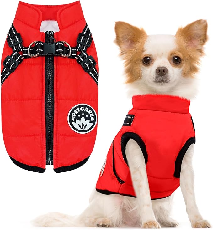 PETCARE Winter Dog Coat with Harness Built in Waterproof Dog Jackets Warm Pet - Image 7