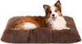 EHEYCIGA Fluffy Dog Crate Bed for Large Dogs, Plush Faux Fur Crate Pad by EHEYCIGA