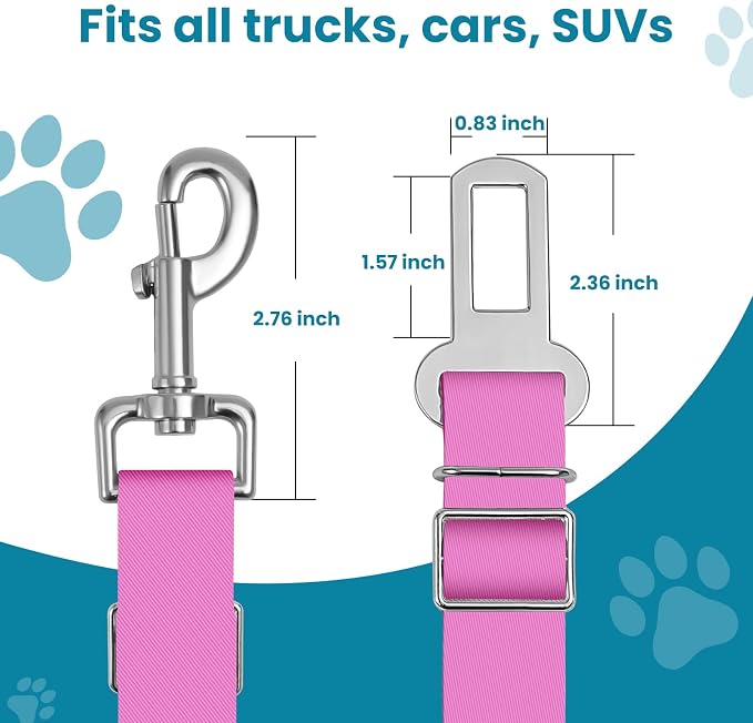Adjustable pet cat and Dog car seat Belt The Lanyard is Flexible and Adjustable - Image 5