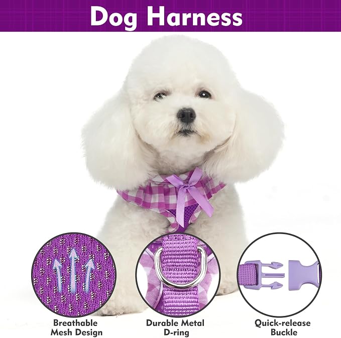 EXPAWLORER Cute Dog Harness and Leash Set - Image 2