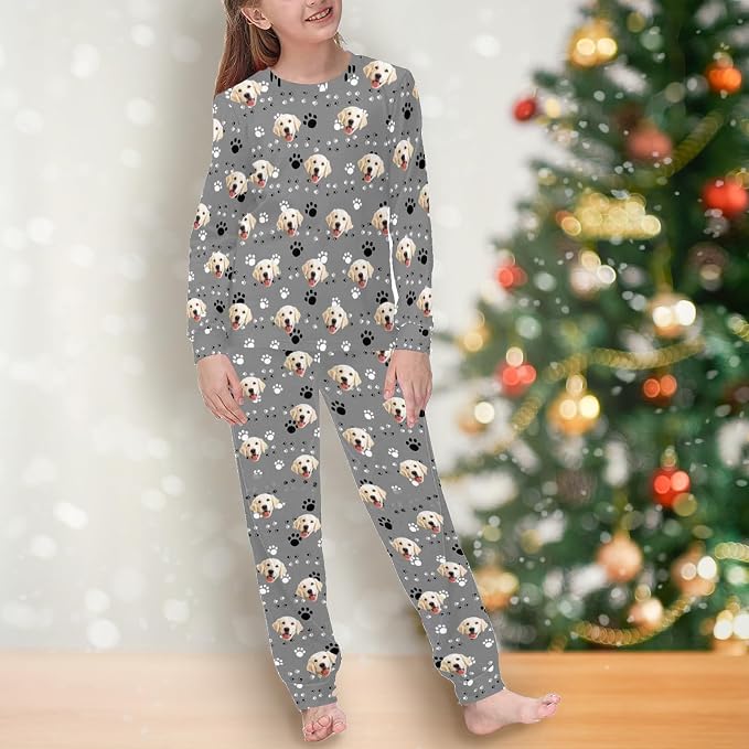 MyPupSocks Customizable Pet Lover Pajama Sets | Personalized Face Printed - Image 3