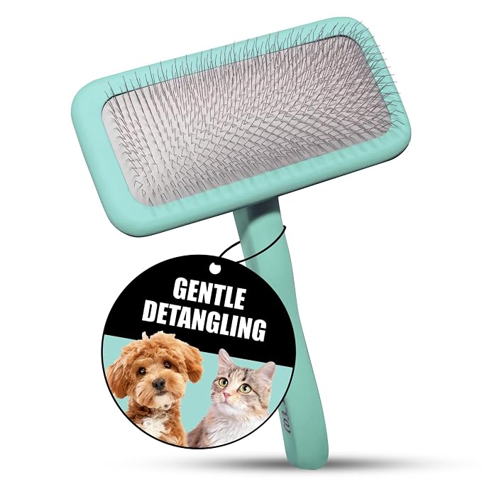 Tauro Pro Line Slicker Brush for Dogs & Cats, Deshedding, Dematting & by TauroProline