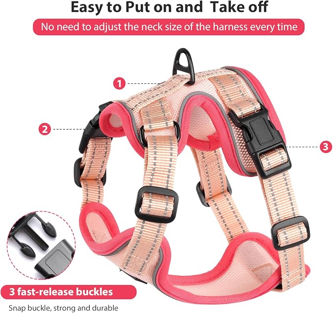 Rttochfy Cat Harness and Leash Set, Adjustable and Reflective Cat Vest - Image 2