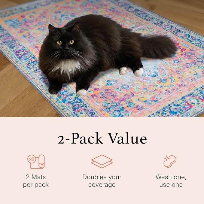 Lovewag Cat Litter Box Mats 2 Pack - Image 4