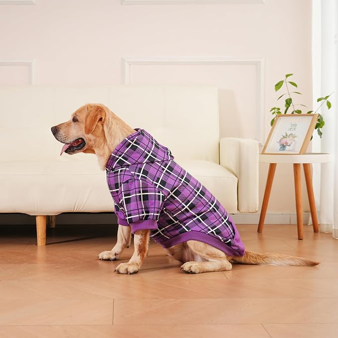 EXPAWLORER Plaid Dog Hoodie - Image 7