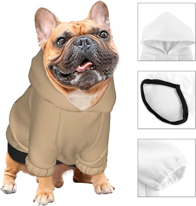 Custom Sweatshirt for Small Pet Cat Puppy Dogs Cold Weather Clothes Sweatshirt - Image 4