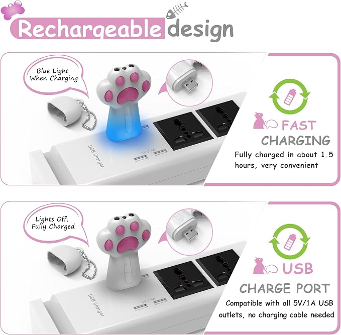 FYNIGO Interactive Cat Toys for Indoor Cats and Dogs, 7 in 1 USB Rechargeable - Image 4