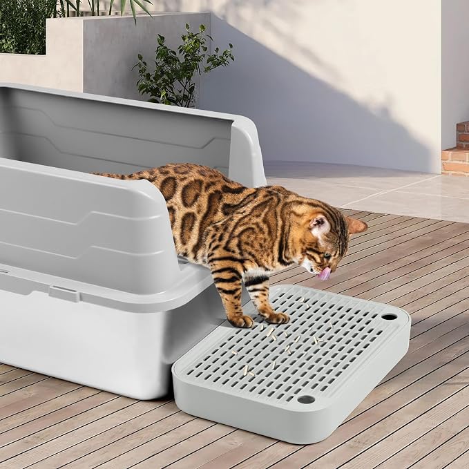 Cat Litter Box Ramp Mat with Filter Function, Cat Step Pedal Stool - Image 7