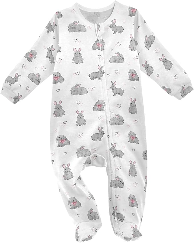 Baby Sleepers For Girl Boys Newborn Baby Play One-Piece Footies For 0-24 Months by Unknown