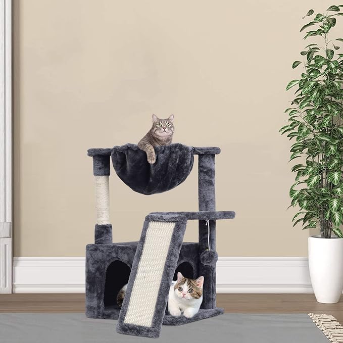 SYANDLVY 23.62" Cat Tree for Indoor Large Cats, Cat Tower - Image 5