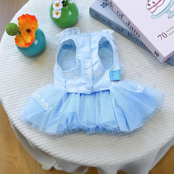 Fashion Sweet Puppy Dog Blingbling Princess Skirt Pet Dog Lace Cake Camisole - Image 4