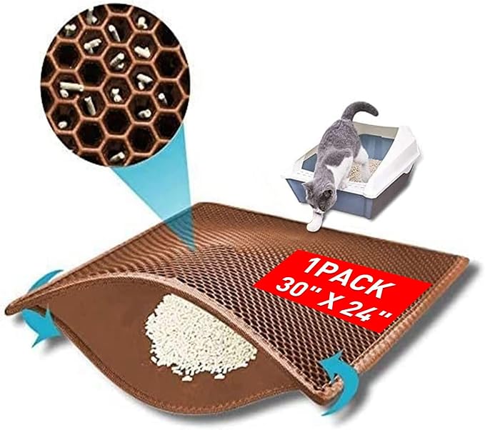 Cat Litter Mat, Waterproof/Urineproof, Scatter Control by Kaxionage