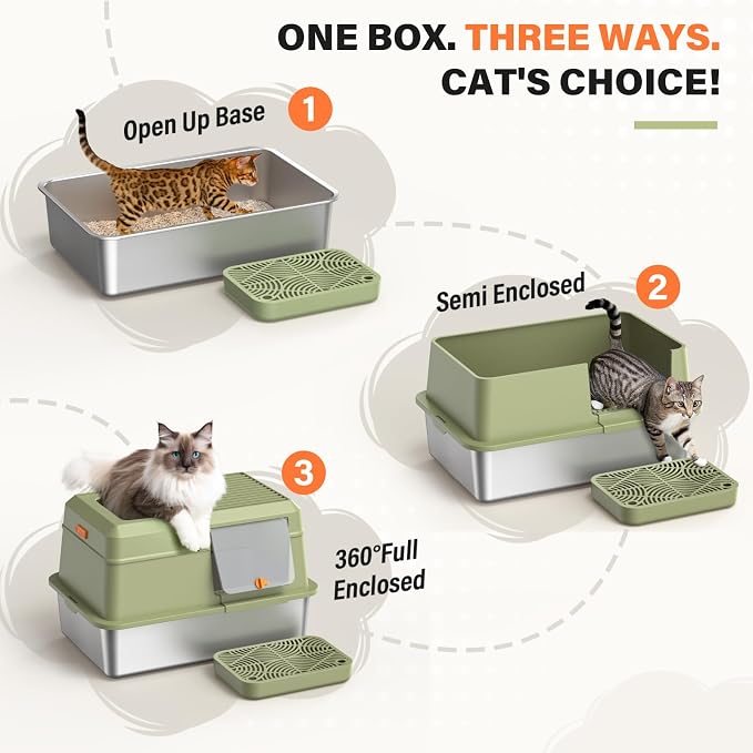 Stainless Steel Cat Litter Box - Image 5