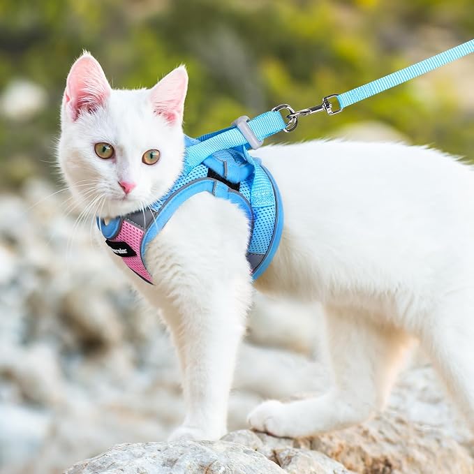 Dooradar Cat Harness and Leash Set, Escape Proof Lightweight Kitten Harness - Image 8