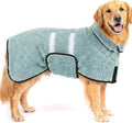 Dog Bathrobe, Super Absorbent for Small to Large Dogs, Light Green XL by Bienbee