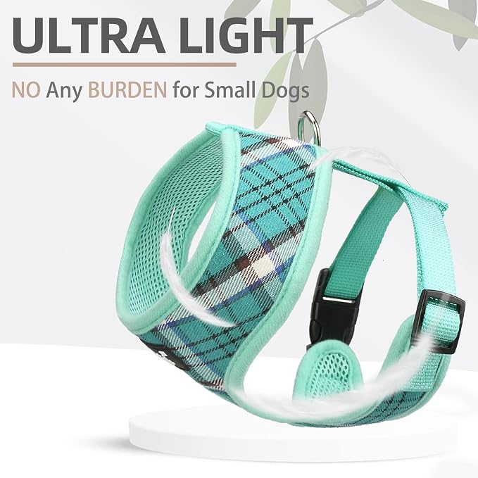 PUPTECK Soft Mesh Dog Harness and Leash Set Pet Puppy Cat Comfort Padded Vest - Image 5