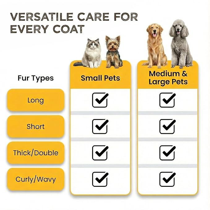 Deshedding Dog Brush for Shedding – Self Clean Cat Brush Deshedding & Grooming - Image 7