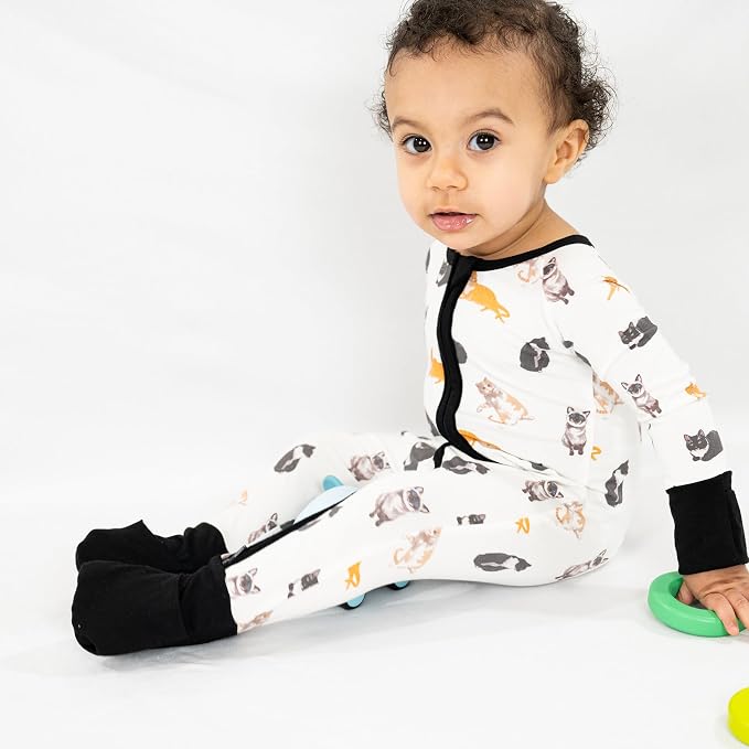 LollyBanks Baby Pajamas, Baby Romper 95% Bamboo Viscose and 5% Spandex - Image 2