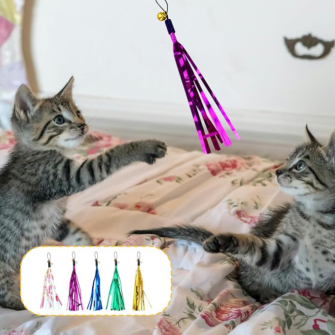 Andiker 7Pcs Cat Wand Toy, Cat Toy Set - Image 4