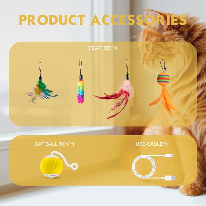 Interactive Cat Toys Ball - Image 2