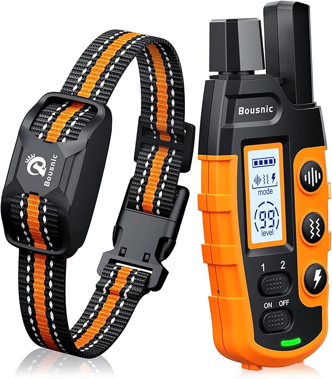Bousnic Dog Shock Collar - 3300Ft Dog Training Collar - Image 8