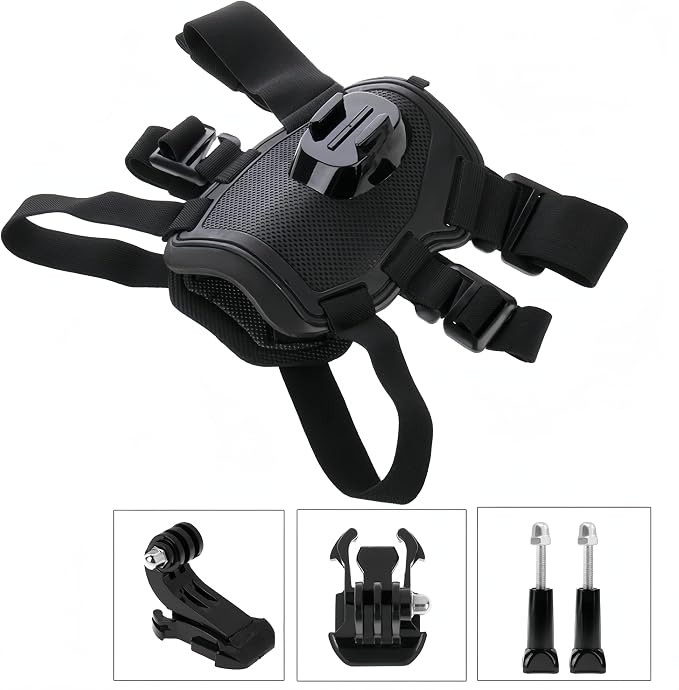 Dog Harness for Gopro, with 2 Mouting Base, Soft Adjustable for Small Medium - Image 3