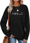 Akihoo Womens Casual Long Sleeve Tunic Tops Crew Neck Shirt Blouses by Akihoo