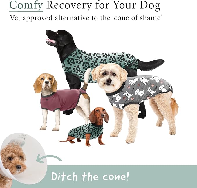 BellyGuard Dog Surgery Recovery Suit, Dog Onesie - Image 2