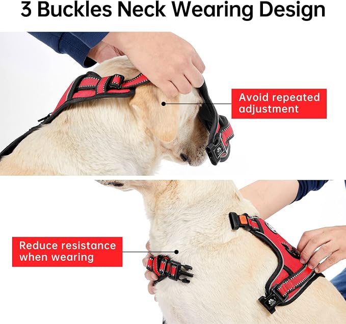 IVY&LANE No Pull Dog Harness for Large Dogs, Dog Vest Harness - Image 3