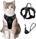Cat Harness and Leash Set for Walking Escape Proof for Small Large cat Kitten by BARKBAY