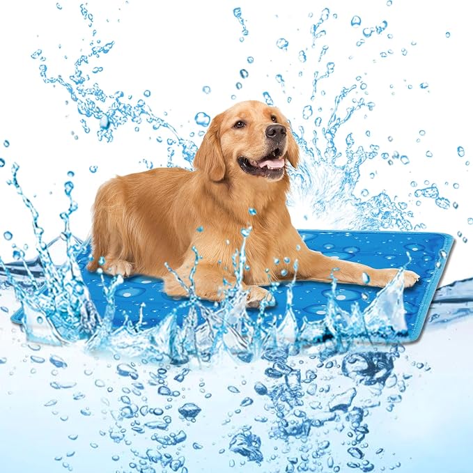 Dog Cooling Mat Water Injection Pet Cool Pads Dogs & Cats Pet Cooling Blanket by aingycy