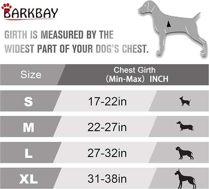BARKBAY No Pull Dog Harness Front Clip Heavy Duty Reflective Easy Control Handle - Image 3
