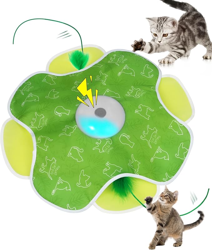 Cat Toys for Bored Indoor Adult Cats, Rechargeable Interactive Cat Toy by Unknown