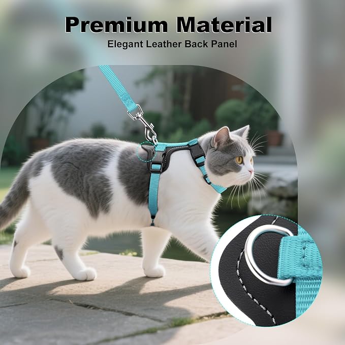 Plutus Pet Adjustable Cat Harness and Leash Set, Quick Release, Escape Proof - Image 3